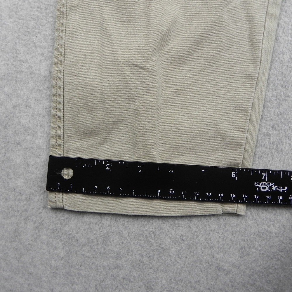 Levis XX Chino Standard Taper Pants Mens 33x27 Tan Khaki Stretch Cotton Twill - Picture 10 of 12